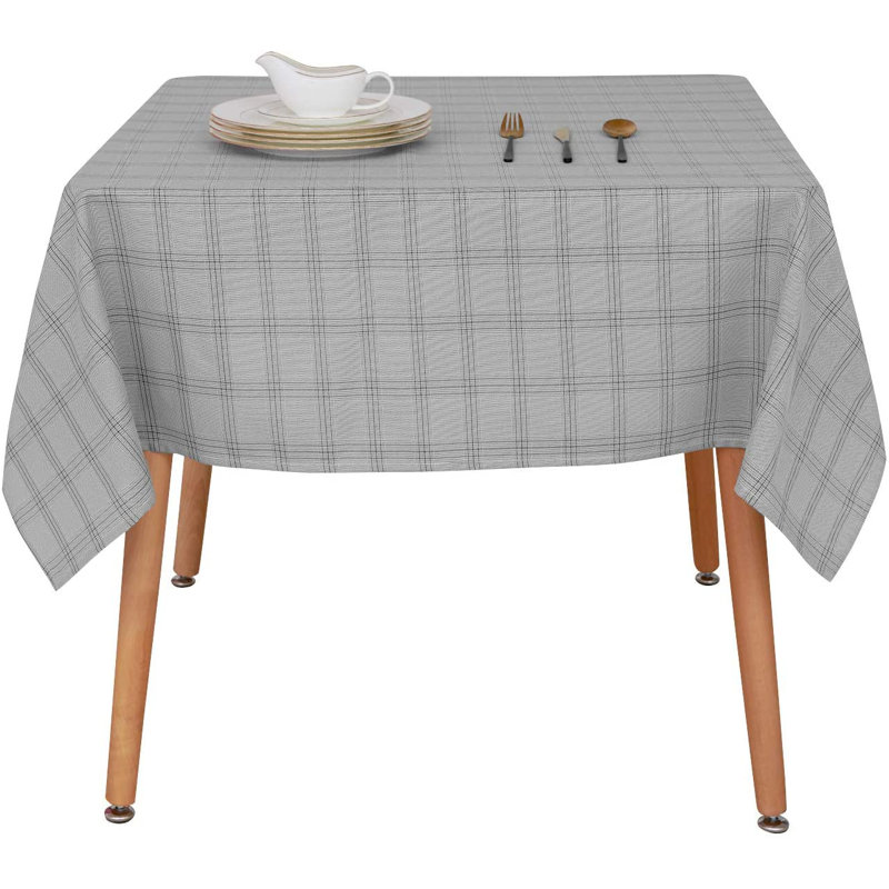 Flack Fabric Tablecloth, 130cm W x 280cm L, Black