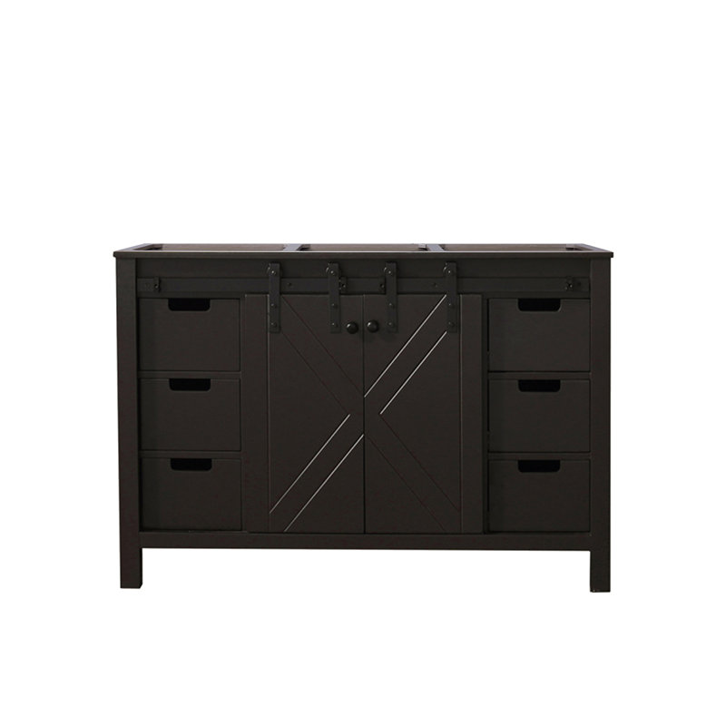 Meuble-lavabo brun 48 po X P 22 po D, Brun