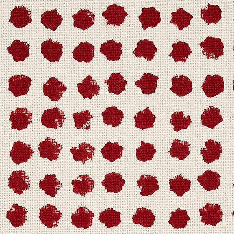 Schumacher x Molly Mahon Seed Hand Block Print Fabric, Iron