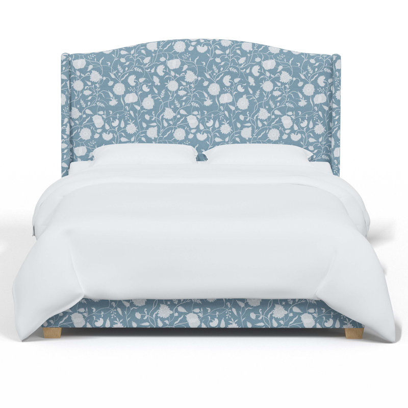 Lit tapissier standard Allis, Double, Kelley Seafoam