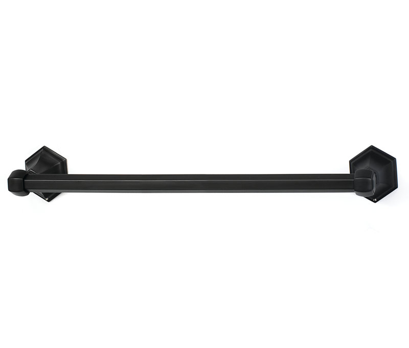 Nicole 1 Wall Mounted Towel Bar, Polished Brass