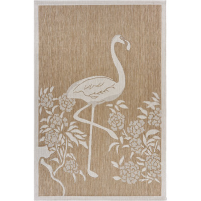 Tapis intérieur / extérieur beige Brennen