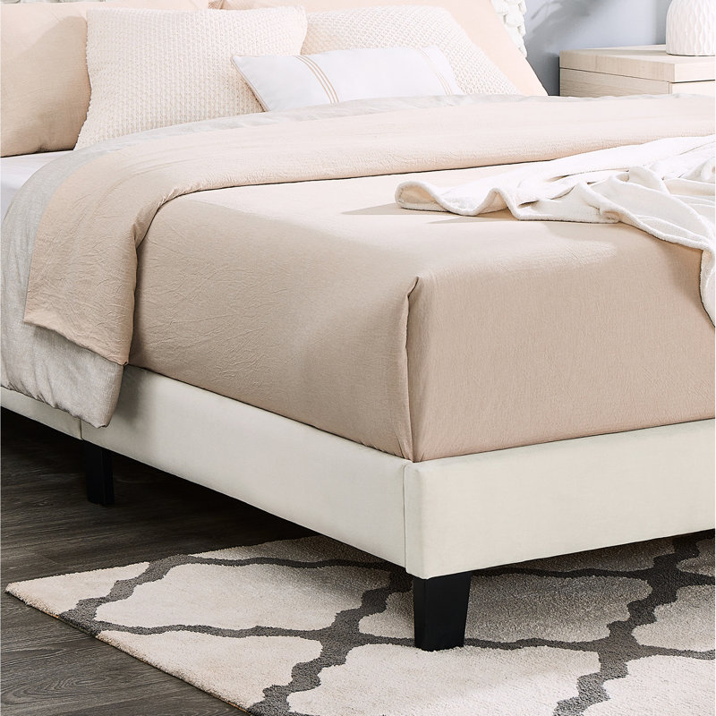 Grand lit en tissu d'ameublement respirant 3D, Grand lit