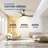  52-inch Modern Ceiling Fan with Light, 3 ABS Blades, DC Motor, 6 Speeds, Downrod Mount for Bedroom, Living Room-269011834