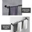 Livermore 72 cm L Stainless Steel Wall Mounted Towel Rack