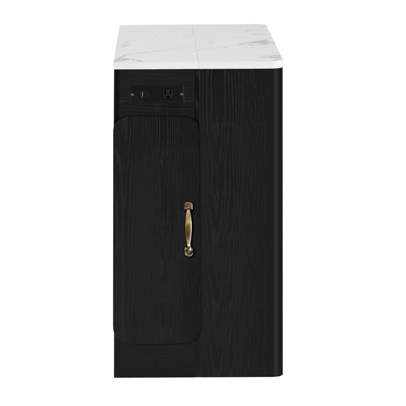 Table de salle à manger extensible avec 3 rallonges amovibles, table mobile pour îlot roulant avec prise de courant, armoire à économie d'espace pour la salle à manger et le salon