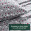 Saut à ski gris, drap-housse 4 pièces, flanelle 100% coton, drap-housse, lavable à la machine-120252378