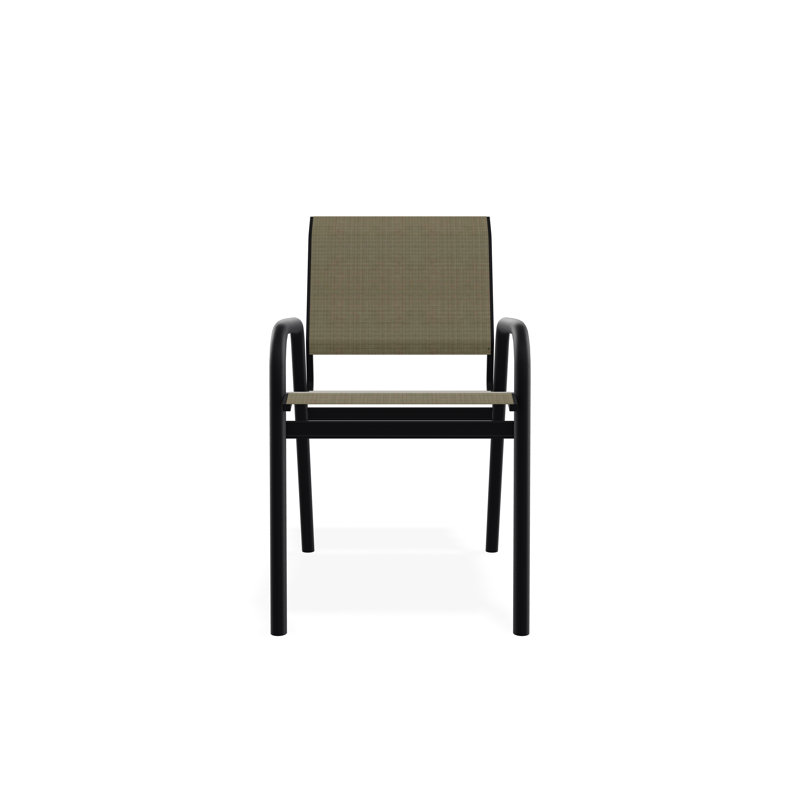 Chaise bistro Gardenella, Noir, Pierre Elevation