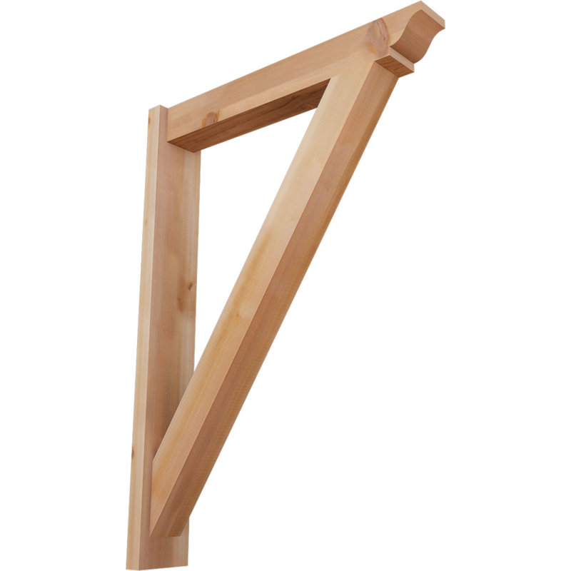 Persienne traditionnelle en bois rustique, Cèdre rouge de l'Ouest l 5 1/2 po (lisse), P 30 po x H 42 po