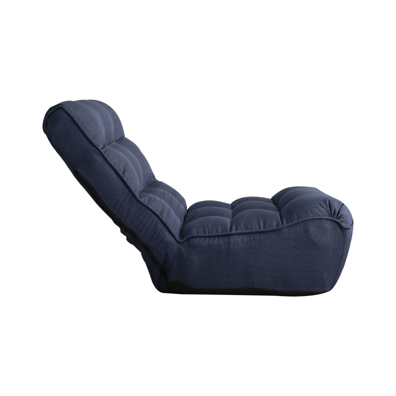 Canapé simple inclinable Fauteuil japonais Tatami, Marine , H 29 po x l 23,6 po x P 41,3 po 