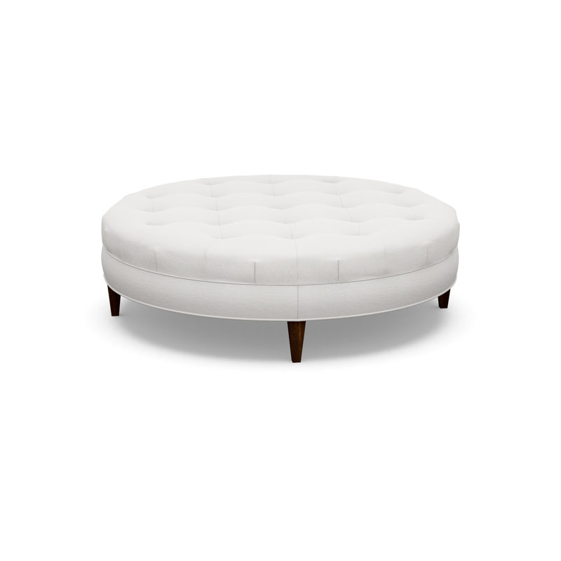 Round Ottoman, Walnut, 9907-99