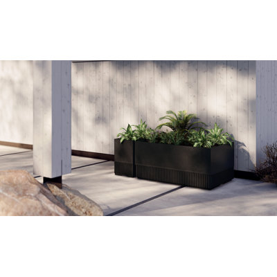 Large Stainless Steel Flower Box