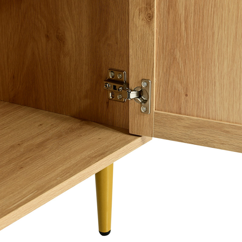 Eddyson 57'' Console Table, Burly Wood