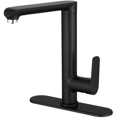 Single-Handle Standard Kitchen Faucet With 360-Degree Rotation
