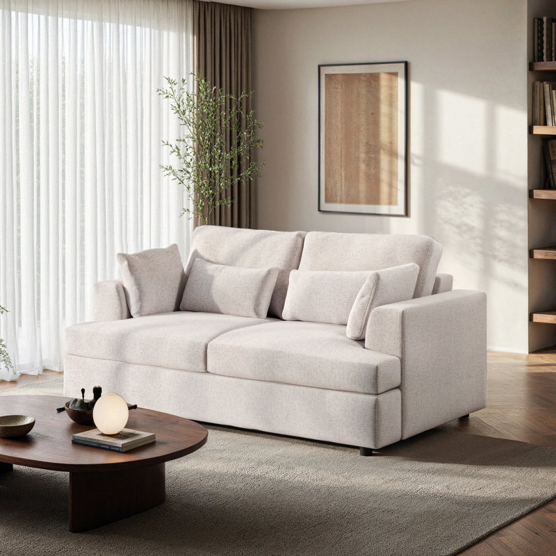 2 Seater Sofa, Cream