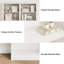 189.2cm H x 117.1cm W Standard Bookcase-781641481
