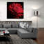 «Red Chrysanthemum On Black» par Tom Quartermaine-1872545883