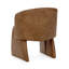 Chaise avec accoudoirs en cuir Halstead