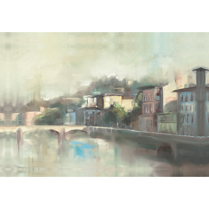 Waterside Homes - Reproduction d'art sur toile tendue, H 24 po x l 36 po