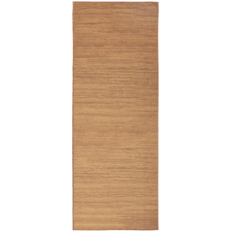Tapis cuivre Gracie Oaks, Tapis de couloir 2 pi 2 po x 10 pi