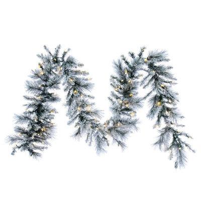 108'' in. Lighted Faux Mixed Assortment Garland