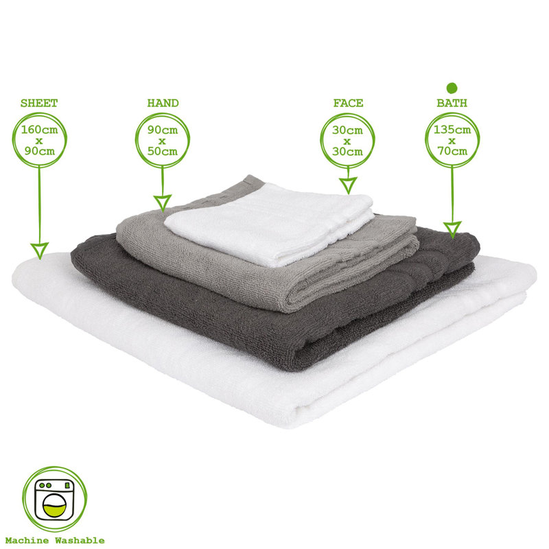 Cotton Hand Towel, White