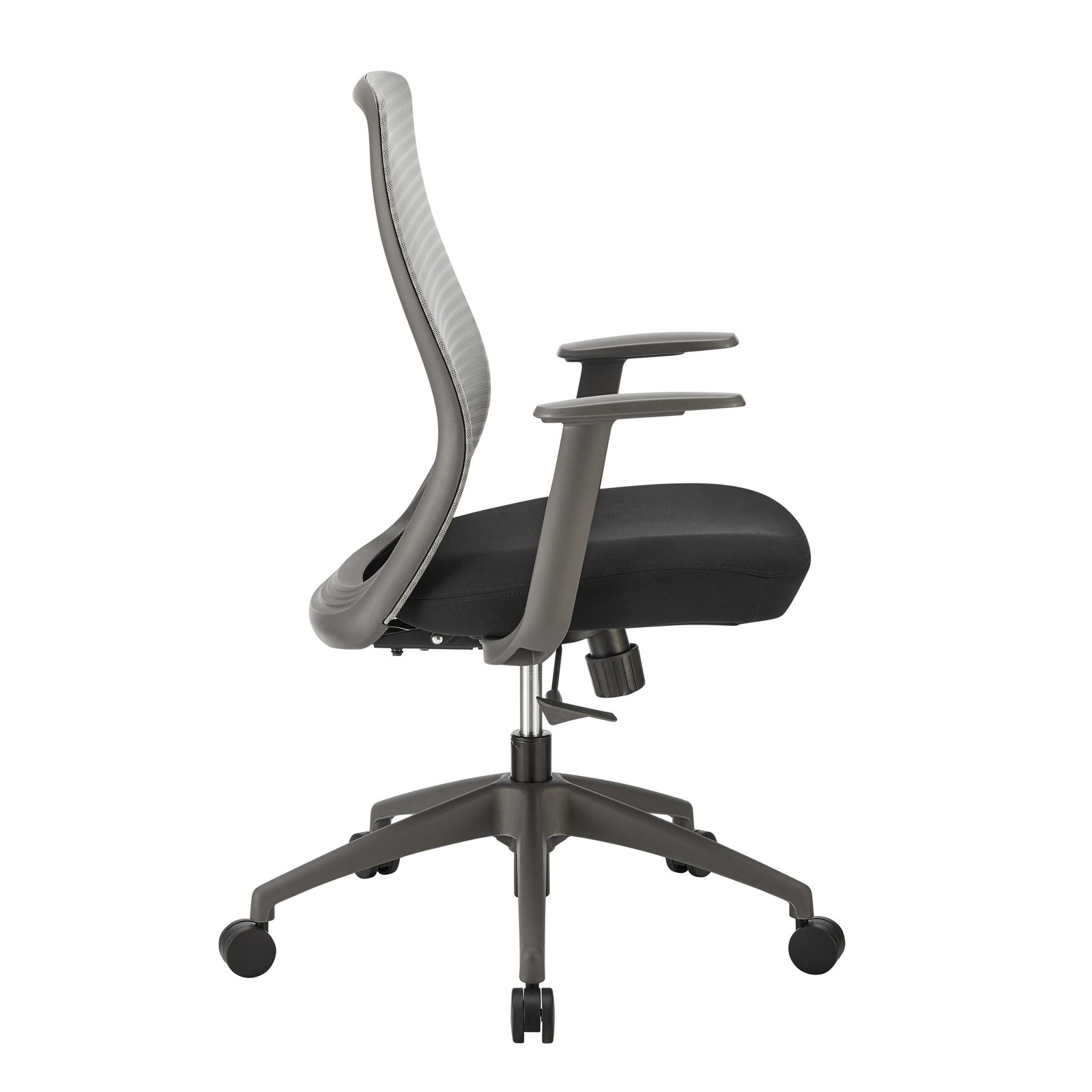Gizia Swivel Office Chair, Gray
