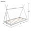 Lit plateforme simple avec structure triangulaire-529415926