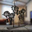 ANGEL FISH SHOAL Iron Ornament 33cm-92166232