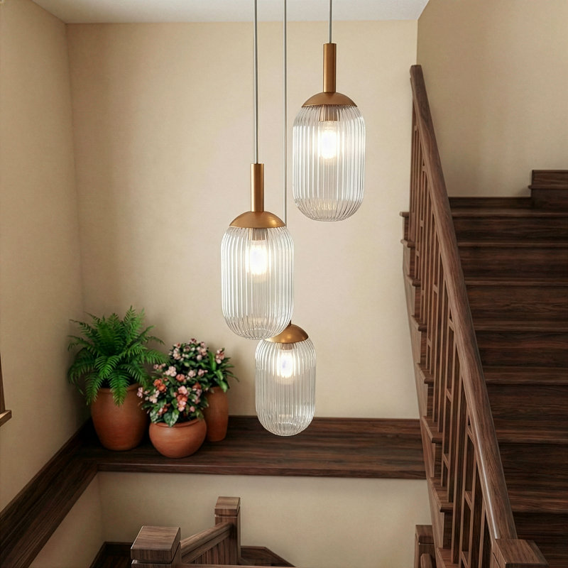 Jadon BRONZE TRIPLE CAPSULE PENDANT