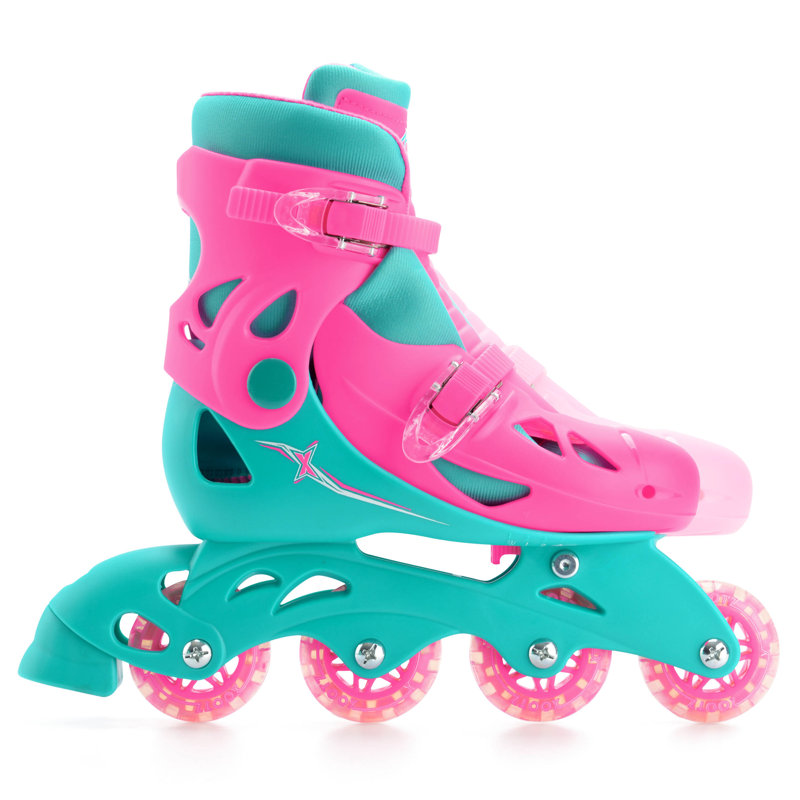 Amburgey Freeport Park Push/Pull Ride On, Small, Pink/Blue