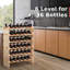 Breiden Solid Wood Wine Bottle Rack Brown