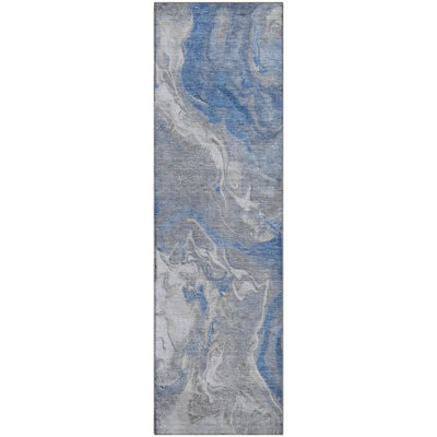 Premium Machine Washable Strinko AMF1682 Abstract Rug