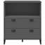 Aurther 90cm H x 80cm W Bookcase-77625836
