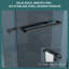 Porte de douche coulissante double en verre trempé de 8 mm de l 48 po x H 76 po avec cadre en acier inoxydable 304