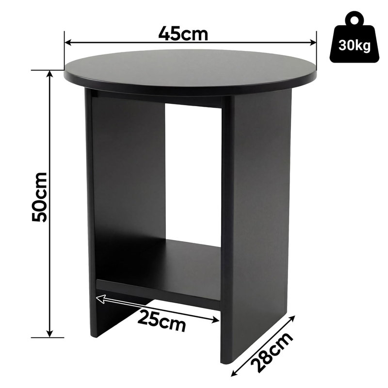 End Table, Black