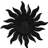 14" Indoor/Outdoor Sun Wall Thermometer