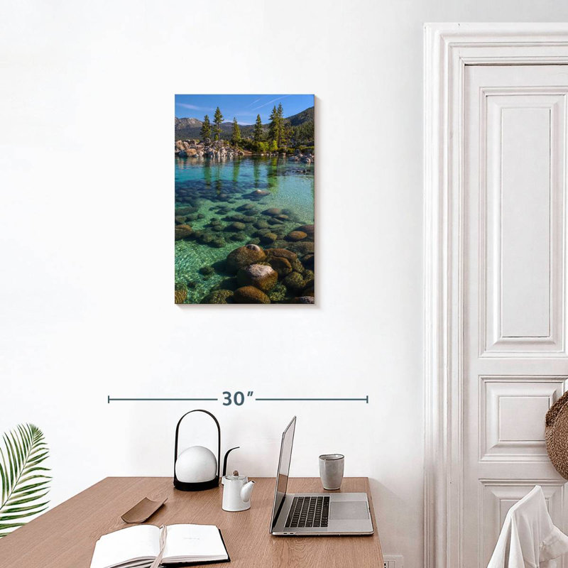 Alvord Emerald Waters, lac Tahoe, H 24 po x l 16 po