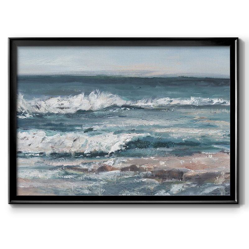 Ocean Breakers I, reproduction d'art sur toile, Noir, H 14 po x l 20 po x P 1,5 po