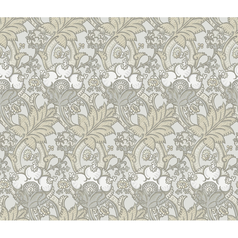 Yuki Osada Floral Wallpaper Double Roll, Neutrals
