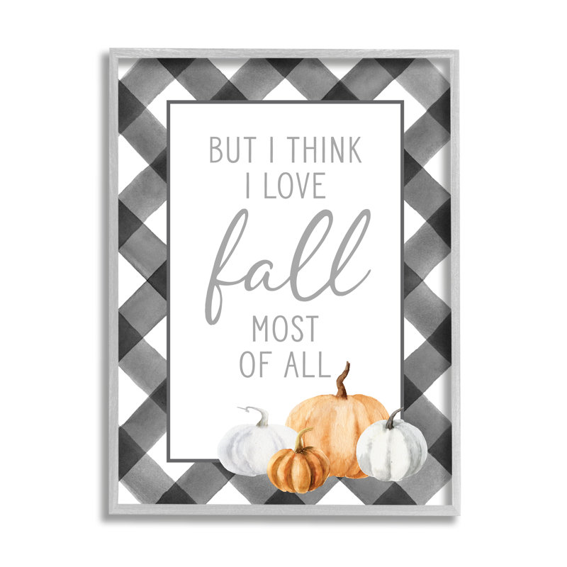 «Love Fall» Festive Expression Autumn, H 20 po x l 16 po x P 1,5 po, Estampe numérique Farmhouse