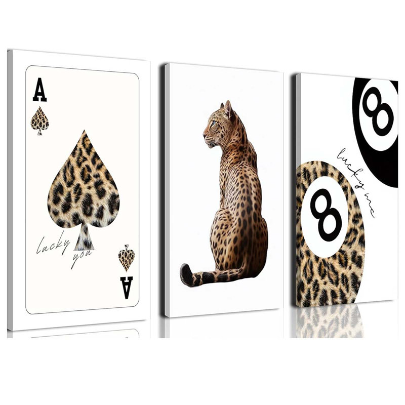 3 Piece Wrapped Canvas Print, 60 cm H x 40 cm W