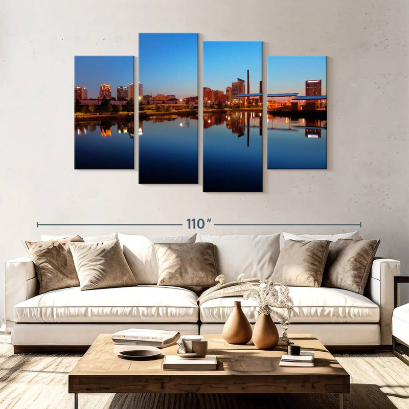 Marchelle de Birmingham, horizon, H 54 po x l 84 po
