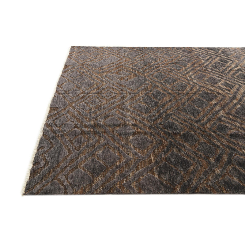 Tapis brun foncé Iniguez