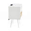 Table de bout en rotin 15,75 po avec prise de courant et ports USB-7658590