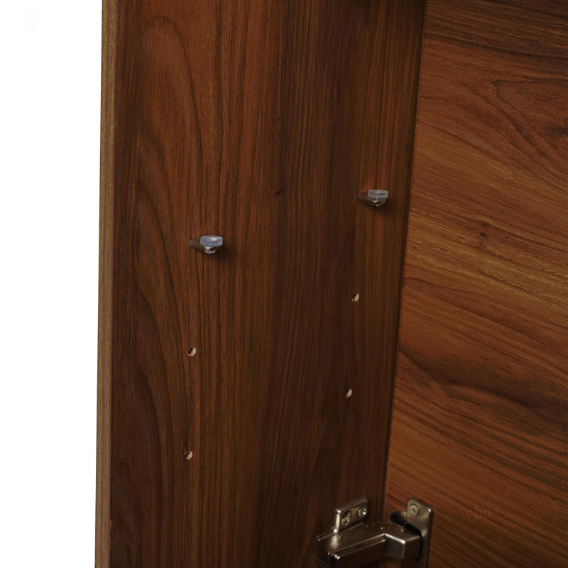 Meuble-lavabo autoportant de 18 pouces avec lavabo simple, portes à fermeture douce, convient aux petites salles de bain