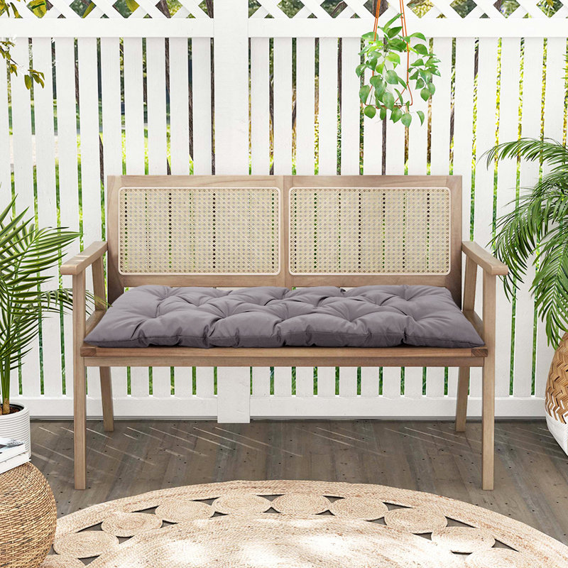 Outdoor Seat Cushion, Dark Grey
