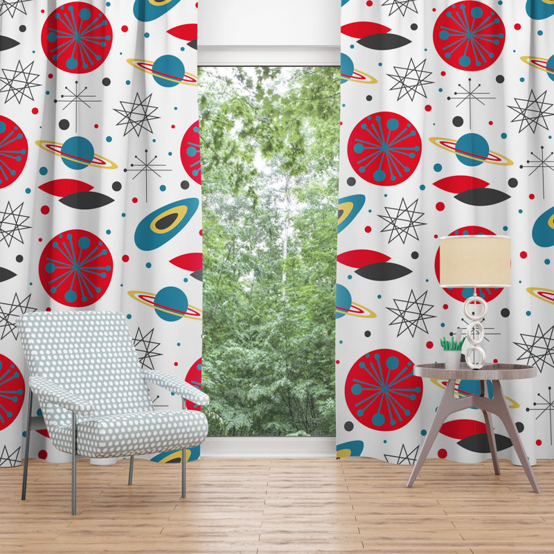 Paire de rideaux obscurcissant en polyester Crowle, L 20 po x H 82 po