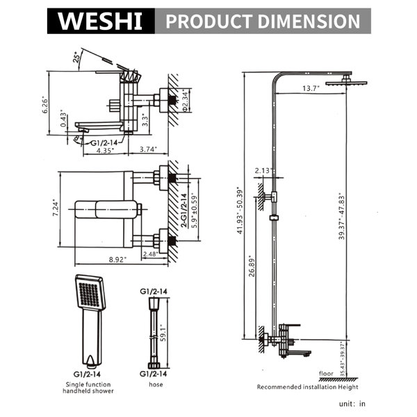 Dimensions du produit