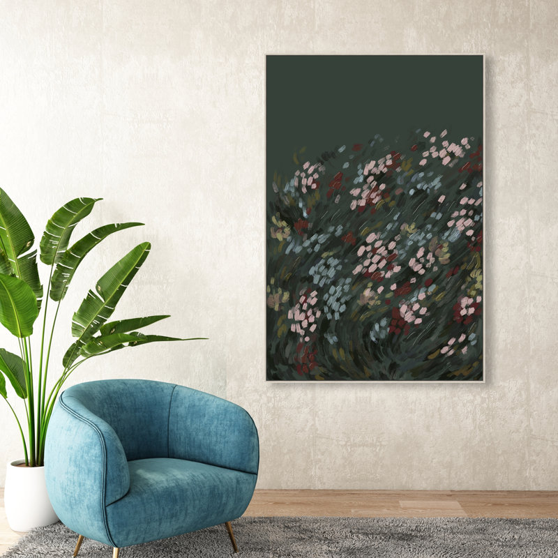 Subtle Movement Print by Oliver Gal, 37"H x 55"W, Silver Floater Frame